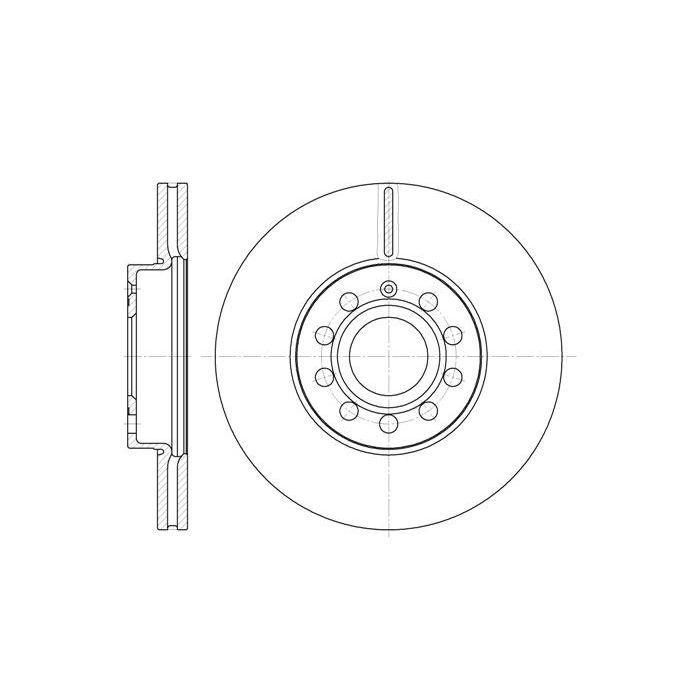 Тормозной диск REMSA 6648.10