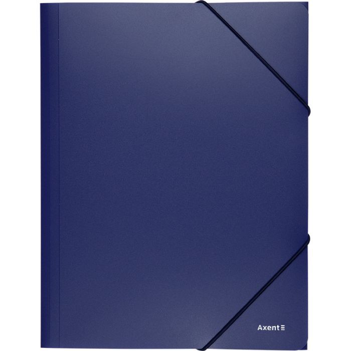 Папка на резинках Axent A4 500 мкм blue (1508-02-A)