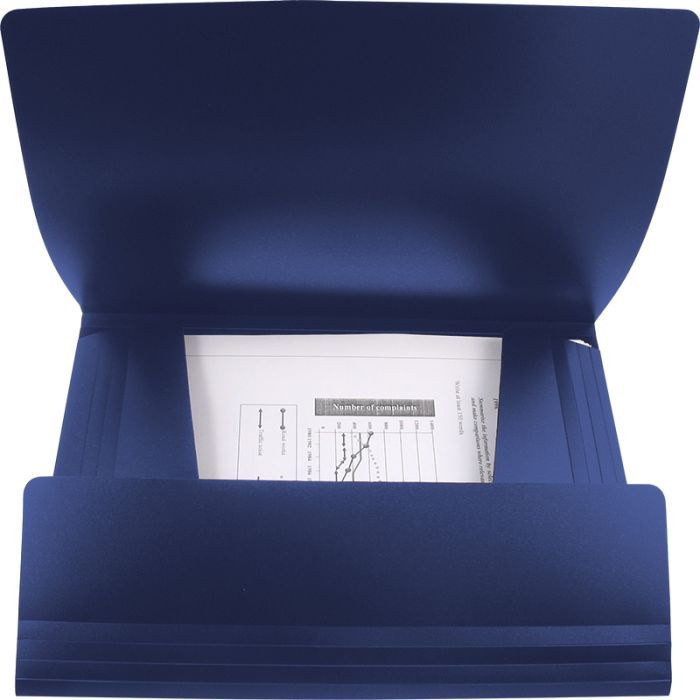 Папка на резинках Axent A4 500 мкм blue (1508-02-A) зображення 2