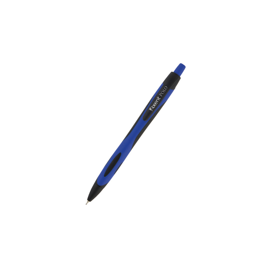 Ручка масляная Axent Polo автоматическая Синяя 0.7 мм (AB1066-02-A) изображение 4