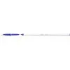 Ручка шариковая Bic Cristal Up с белым шестигранным корпусом Синяя (bc949879)