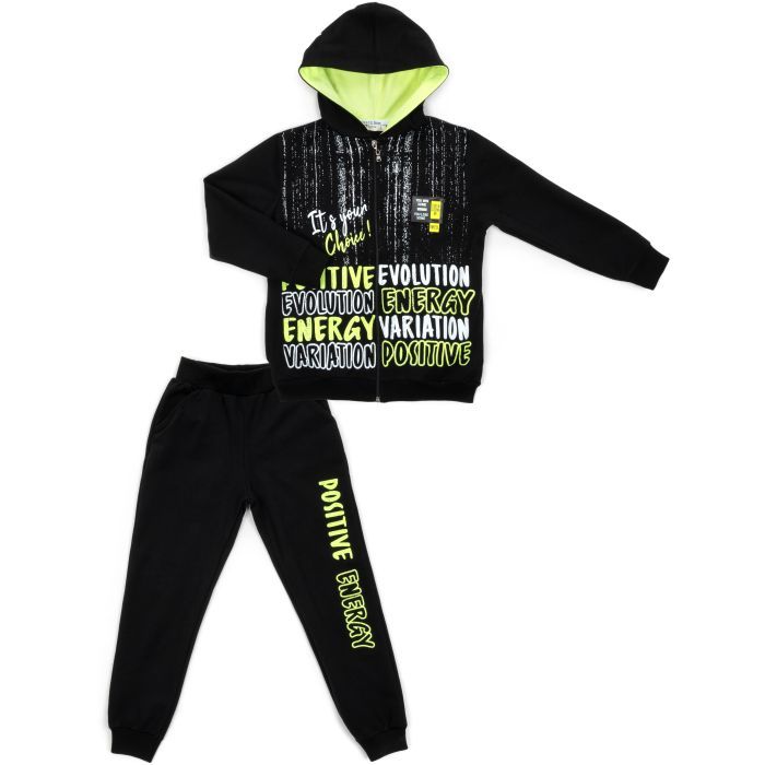 Спортивний костюм дитячий Breeze POSITIVE ENERGY (16466-140B-black)