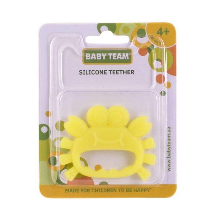 Прорезыватель Baby Team Морские жители звездочка (4008_фиолетовая_звездочка) изображение 2