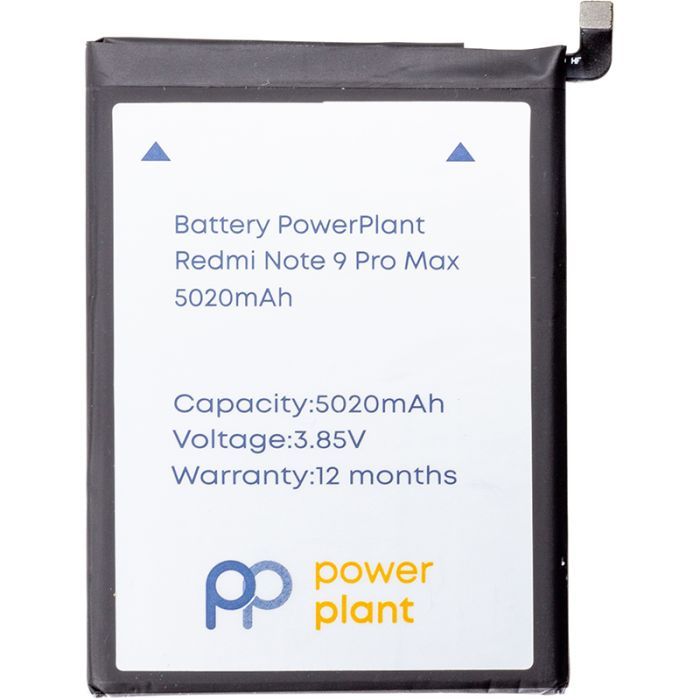 Аккумуляторная батарея PowerPlant Xiaomi Redmi Note 9 Pro Max (BN52) 5020mAh (SM220373)