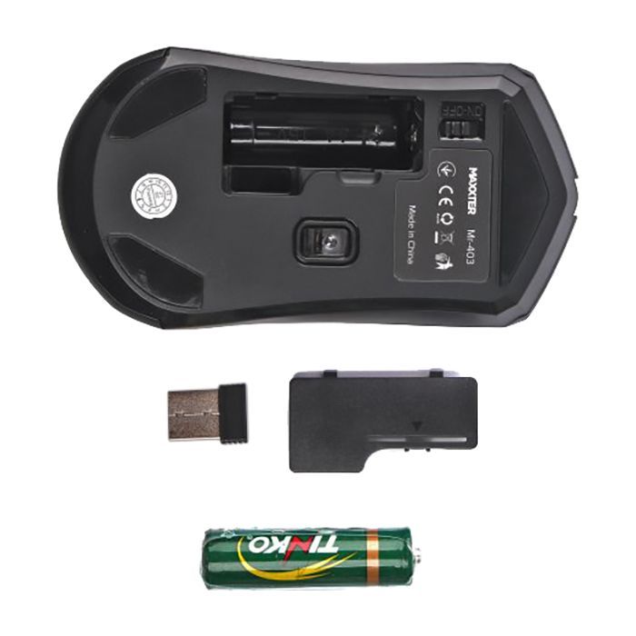 Мишка Maxxter Mr-403 Wireless Black (Mr-403) зображення 4