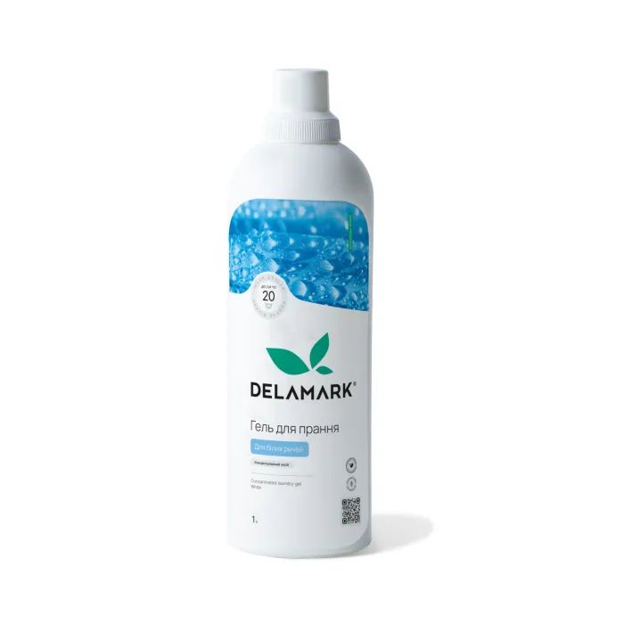Гель для прання DeLaMark White 1 л (4820152330192)