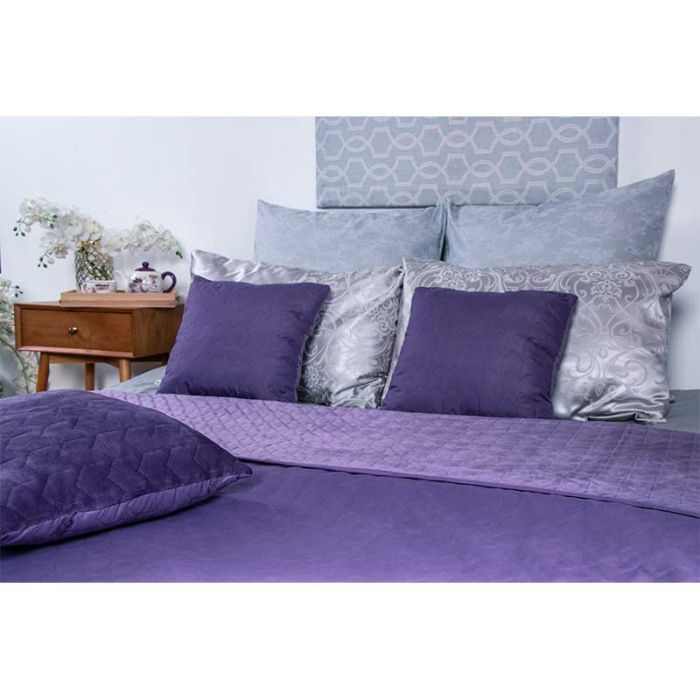 Покривало Руно двостороннє декоративне Velour Violet 150х220 см (360.55_Violet) зображення 6