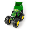 Спецтехника John Deere Kids Monster Treads с прицепом и большими колесами (47353) изображение 2