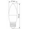 Лампочка TITANUM LED C37e 7W E27 4100K (VL-C37e-07274) изображение 2