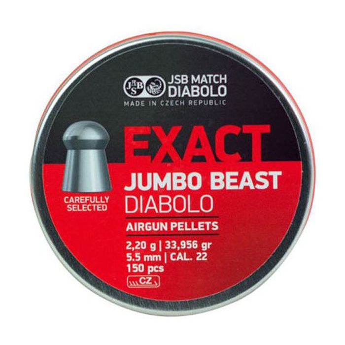 Пульки JSB Exact Jumbo Beast 5,52 мм 150 шт/уп (546387-150)
