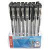 Ручка гелева H-Tone 0,5 мм, чорна, уп. 40 шт. (PEN-HT-JJ20201-B) зображення 2