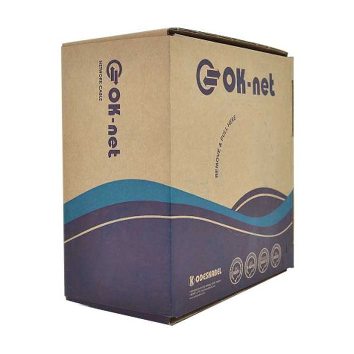 Кабель мережевий OK-Net UTP cat.5e 305м зовнішній (U/UTP-cat.5Е) (КПП-ВП (250) 4*2*0,57) зображення 2