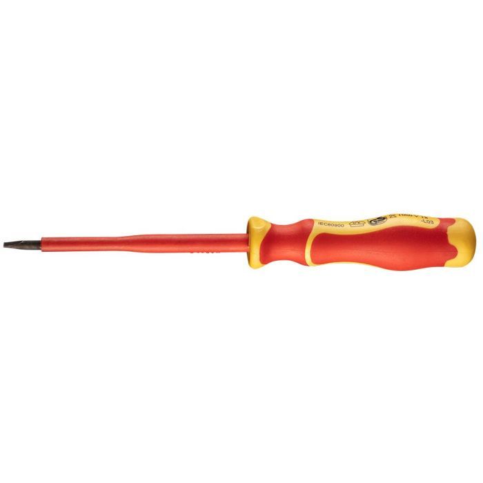 Отвертка Neo Tools шлицевая 0.8x4x100 mm, 1000 В (04-132)