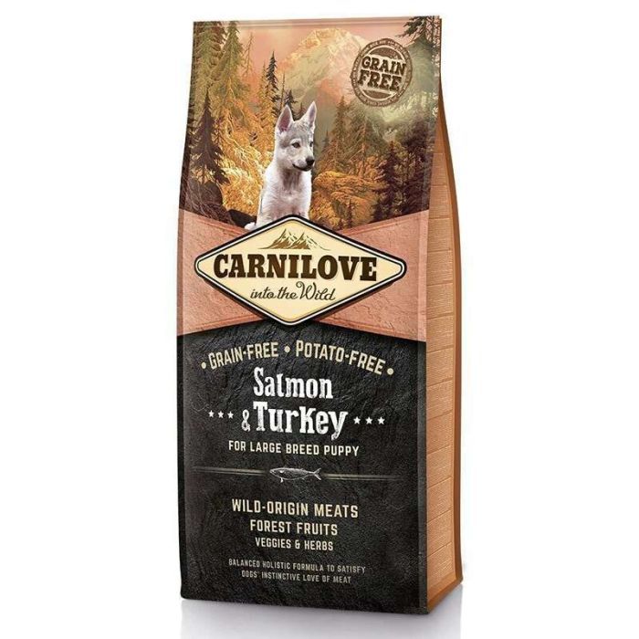 Сухий корм для собак Carnilove Puppy Large Breed Salmon and Turkey 1.5 кг (8595602508853)
