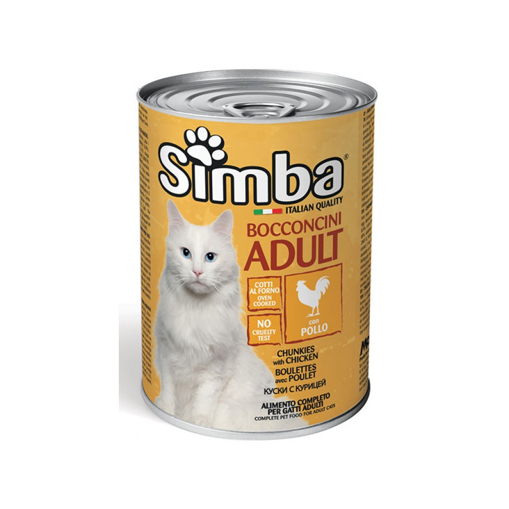 Консервы для кошек Simba Cat Wet курица 415 г (8009470009072)