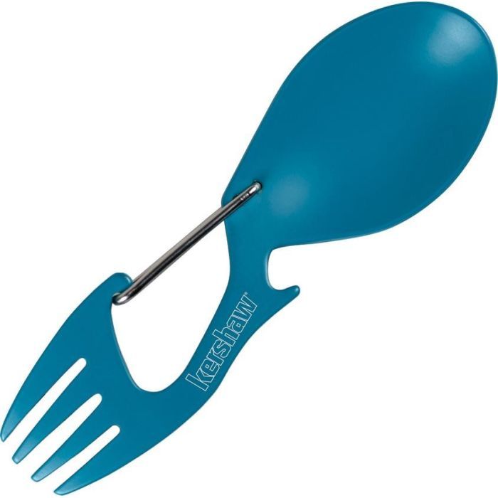 Ложка-вилка туристическая Kershaw Ration Blue (1140TEAL)