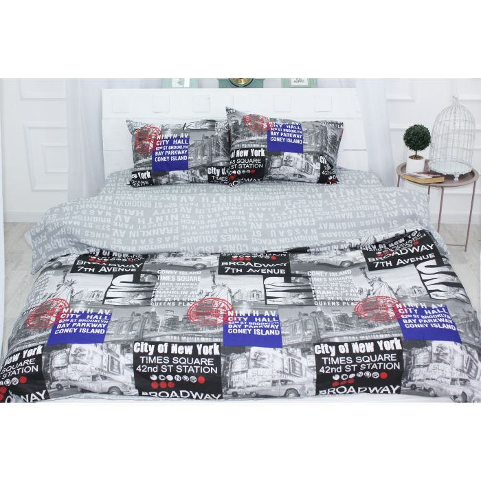 Постільна білизна MirSon Бязь Premium 17-0034 Celeste 160x220 (2200001476684) зображення 2