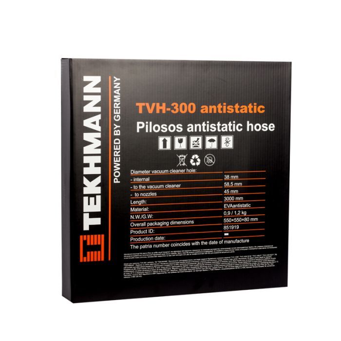 Шланг для будівельного пилососа Tekhmann TVH-300 antistatic (851919) зображення 2