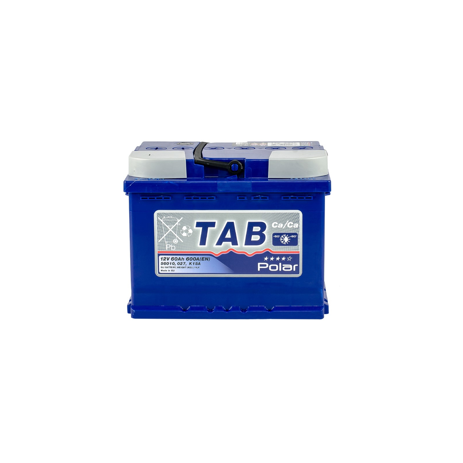 Аккумулятор автомобильный TAB 60 Ah/12V Polar Blue (121 160)