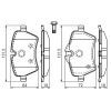 Гальмівні колодки Bosch 0 986 494 168 зображення 3