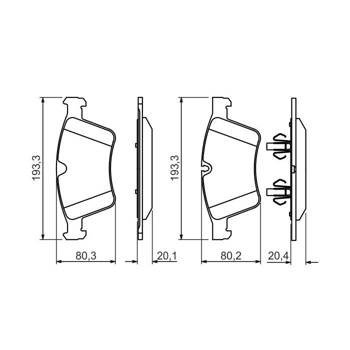 Тормозные колодки Bosch 0 986 494 427 изображение 7