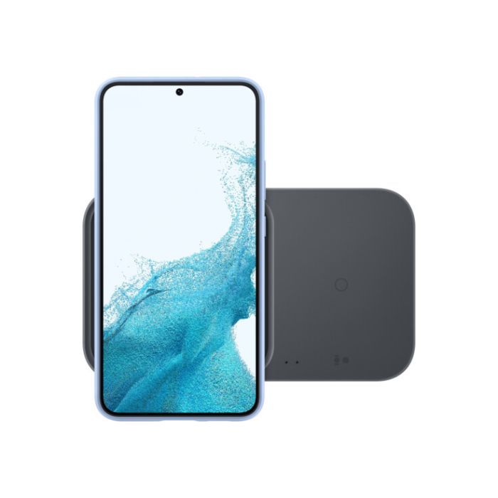 Зарядний пристрій Samsung 15W Wireless Charger Duo (with TA) Black (EP-P5400TBRGRU) зображення 2