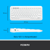 Клавиатура Logitech K380 for MAC Multi-Device Bluetooth UA Off-White (920-010407) изображение 8