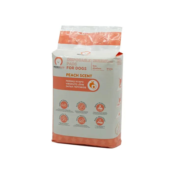 Пеленки для собак MISOKO&CO с ароматом персика 45х60 см 50 шт (SHAMSK63062_50) изображение 2