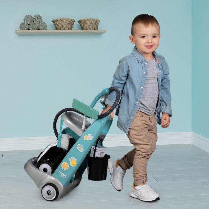 Игровой набор Smoby Тележка для уборки (330316) изображение 4