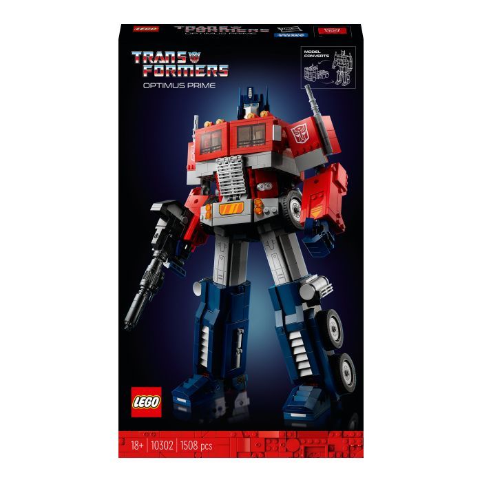 Конструктор LEGO Icons Optimus Prime 1508 деталей (10302)