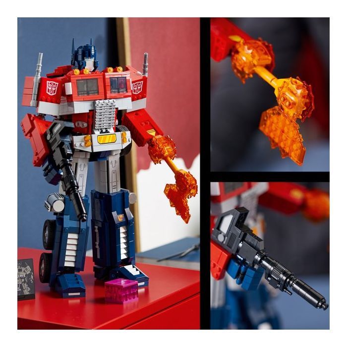Конструктор LEGO Icons Optimus Prime 1508 деталей (10302) изображение 4