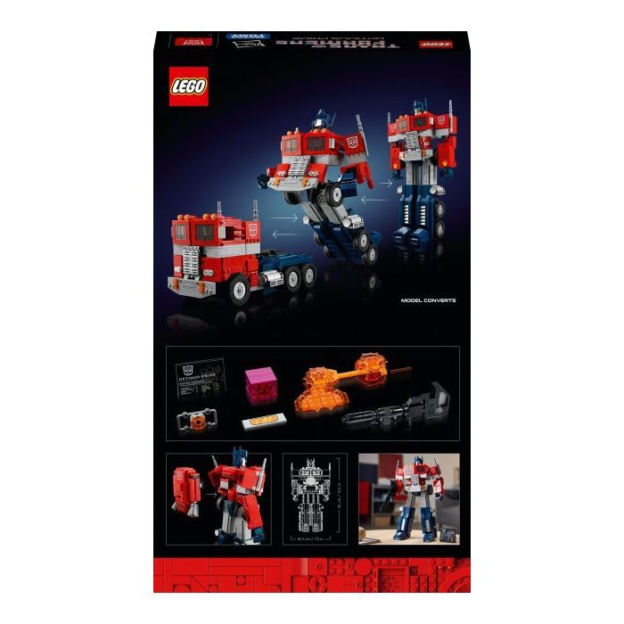 Конструктор LEGO Icons Optimus Prime 1508 деталей (10302) изображение 7