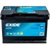Аккумулятор автомобильный EXIDE START-STOP AGM 62Ah Ев (-/+) (EK620)