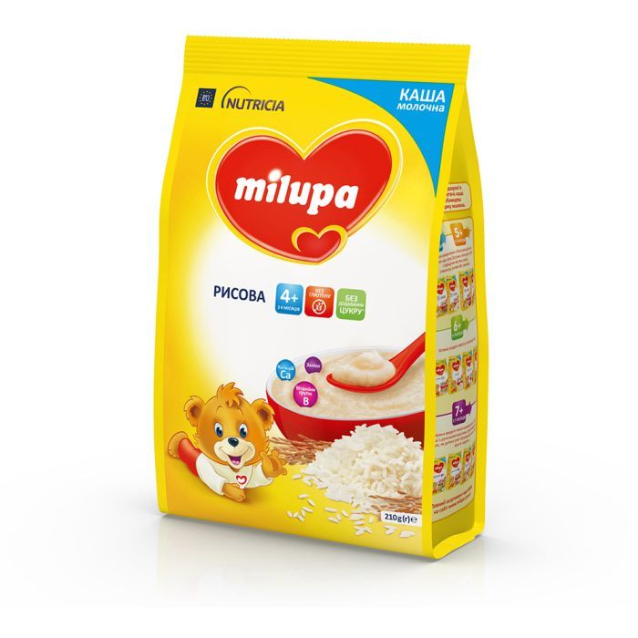 Дитяча каша Milupa Рисова молочна 210г (5900852931178) зображення 4