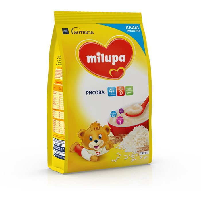 Дитяча каша Milupa Рисова молочна 210г (5900852931178) зображення 5