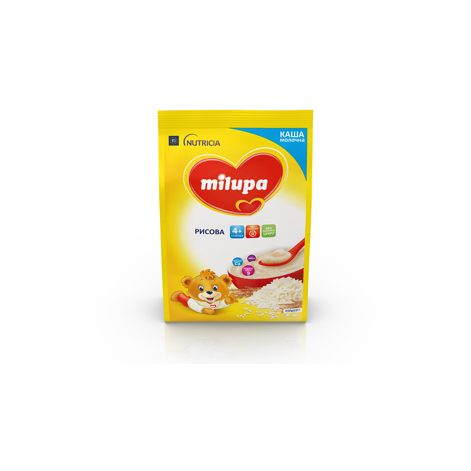 Детская каша Milupa Рисовая молочная 210г (5900852931178) изображение 9