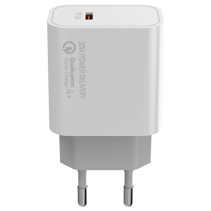 Зарядний пристрій ColorWay PD Port PPS USB Type-C (30W) white (CW-CHS038PD-WT) зображення 2