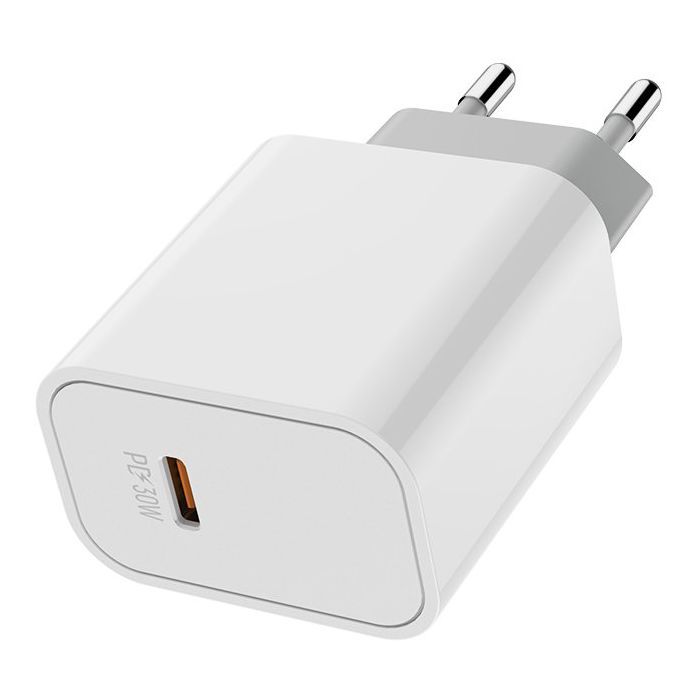 Зарядний пристрій ColorWay PD Port PPS USB Type-C (30W) white (CW-CHS038PD-WT) зображення 3