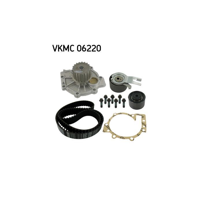 Комплект ременя ГРМ з помпой SKF VKMC 06220