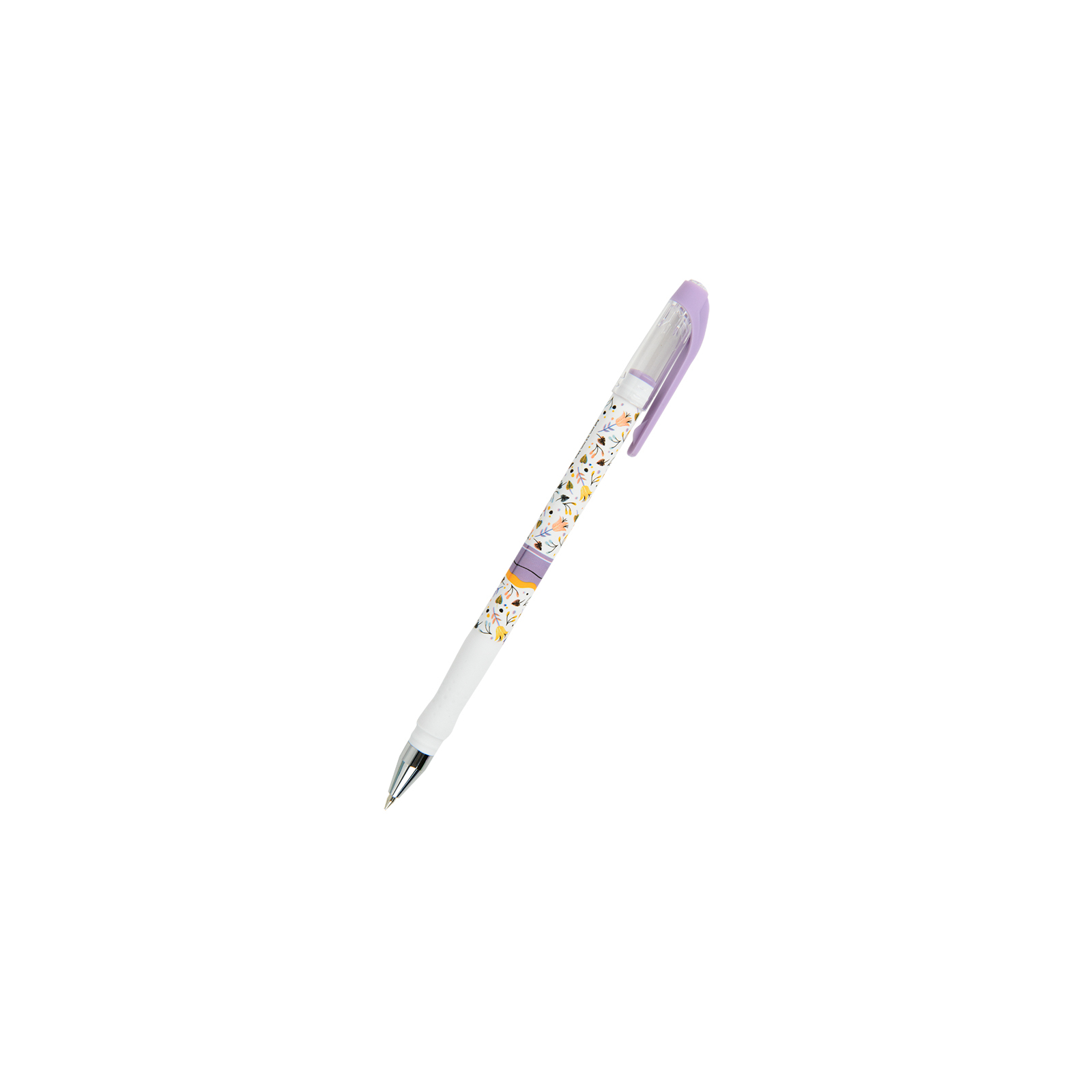 Ручка шариковая Axent Flowers, синяя (AB1049-39-A)