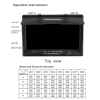 Монитор FPV Foxeer LCD5802D DVR 5.8GHz 40CH (MR1705/HP039-0014) изображение 7