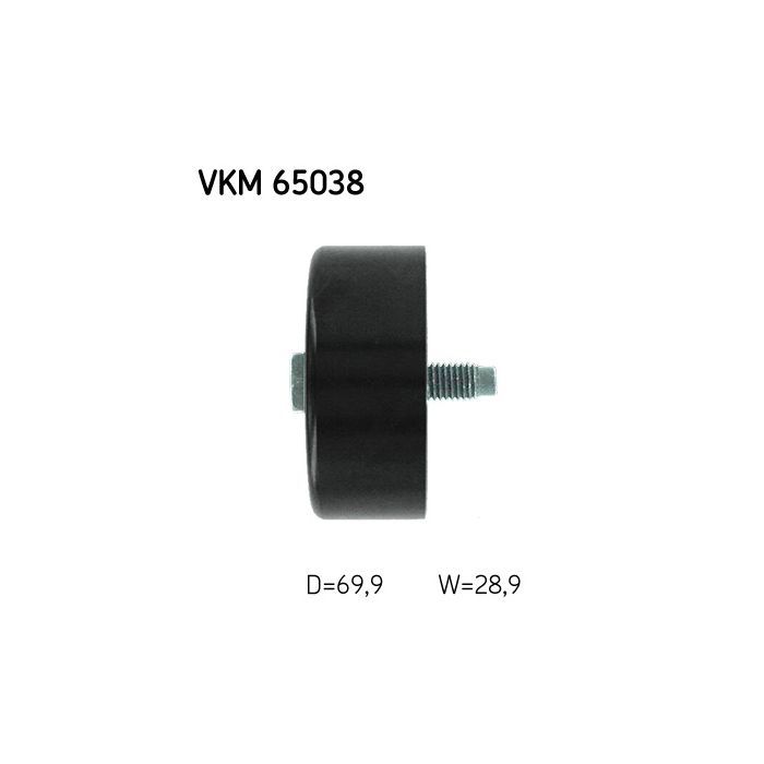 Ролик натяжителя ремня SKF VKM 65038 изображение 3
