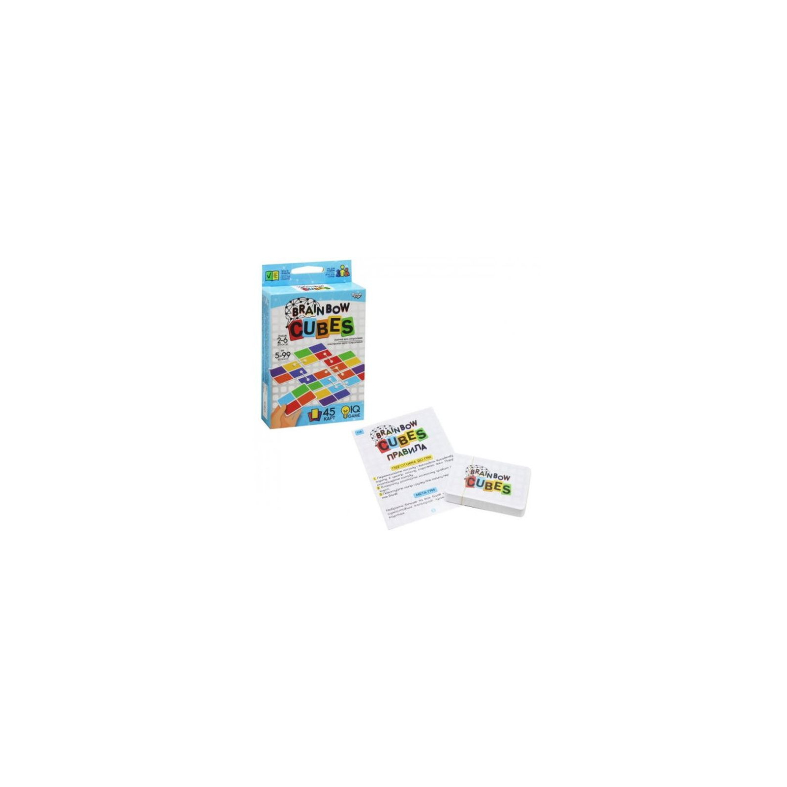 Настольная игра Danko Toys Brainbow Cubes (G-BRC-01-01) изображение 2