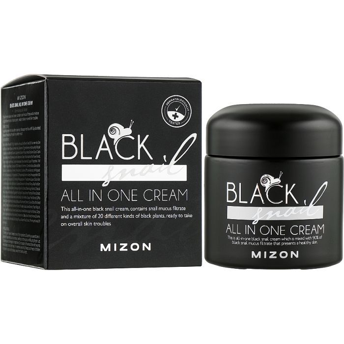 Крем для лица Mizon Black Snail All In One Cream 75 мл (8809663751753) изображение 2