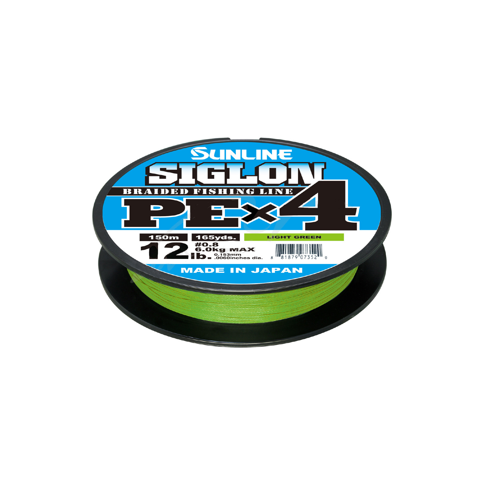 Шнур Sunline Siglon PE н4 300m 3.0/0.296mm 50lb/22.0kg Light Green (1658.09.45)