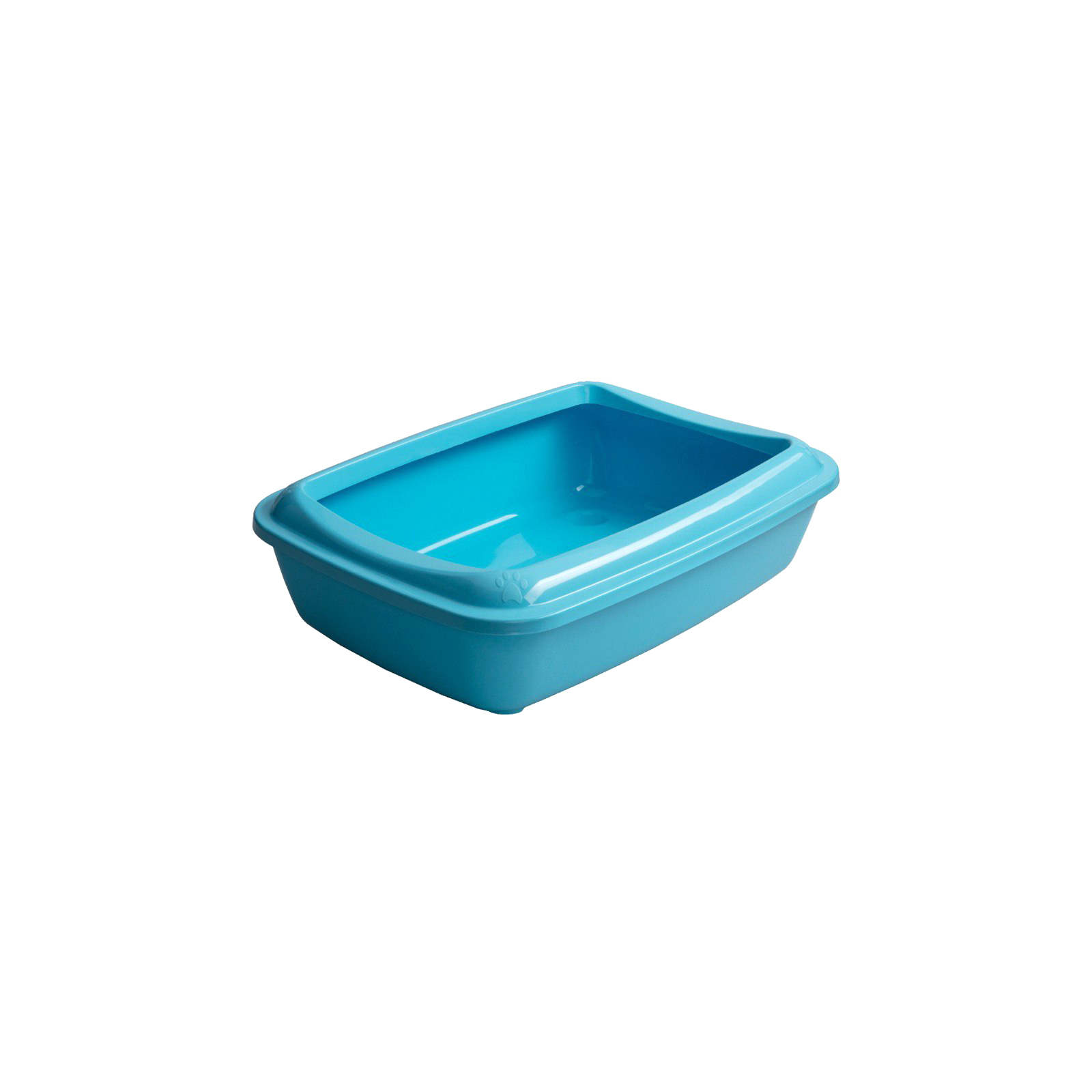Туалет для котів AnimAll CNR-106 з лопаткою 50х37х13.5 см блакитний (2000981202507)