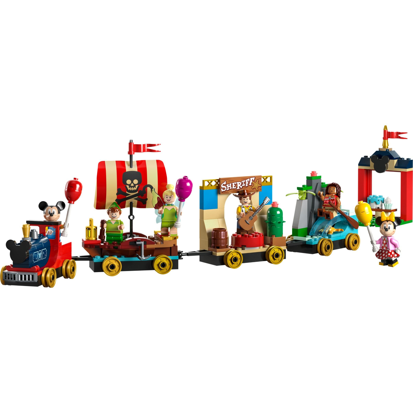 Конструктор LEGO Disney Classic Праздничный Диснеевский поезд 191 деталь (43212) изображение 2