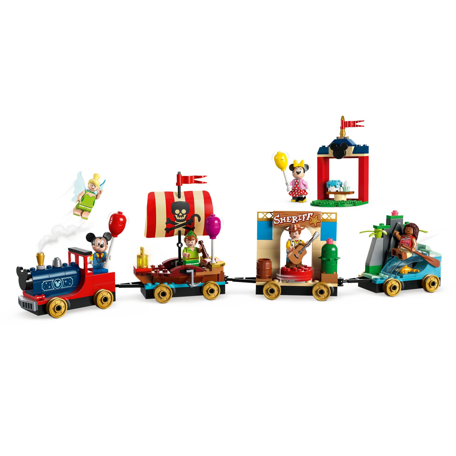 Конструктор LEGO Disney Classic Праздничный Диснеевский поезд 191 деталь (43212) изображение 3