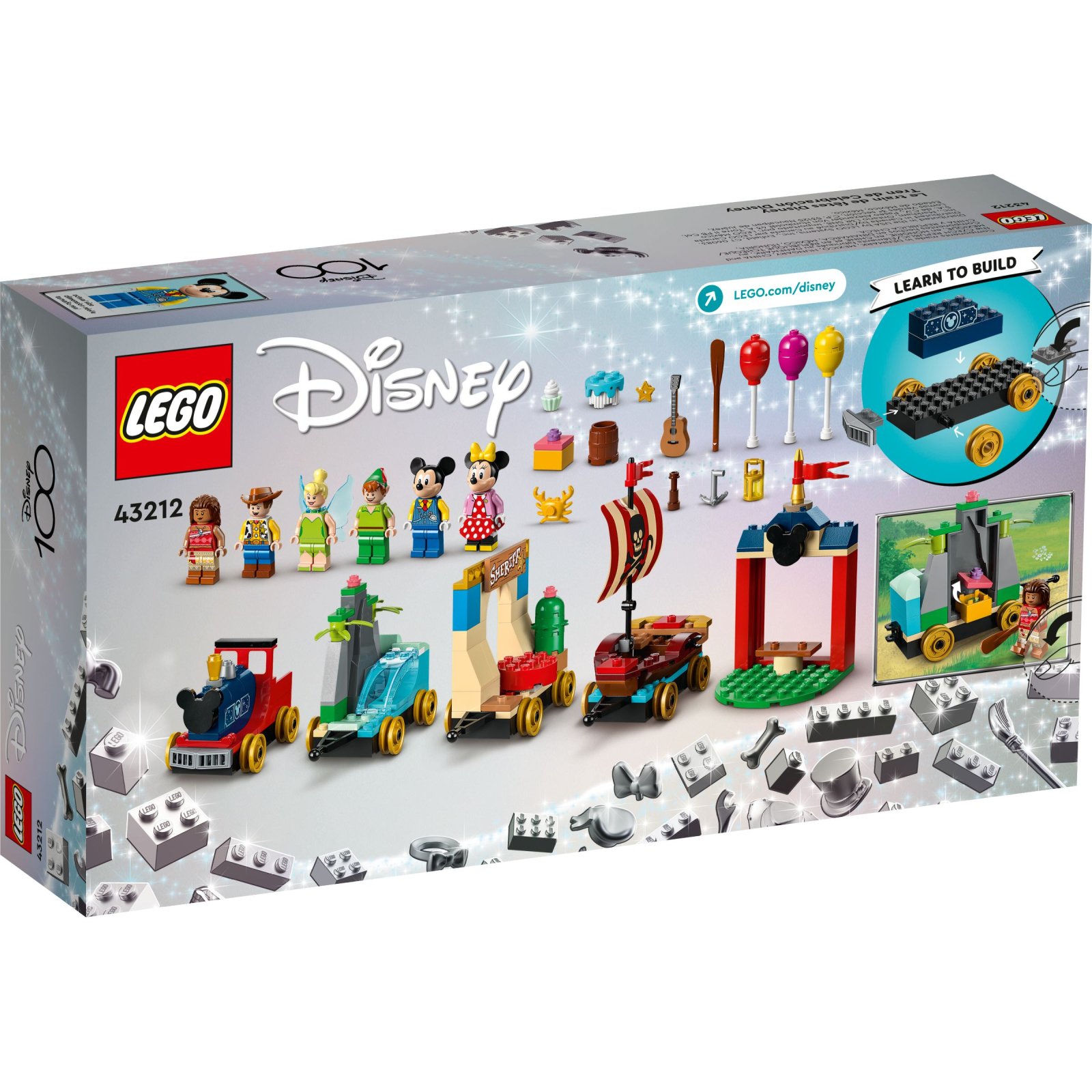 Конструктор LEGO Disney Classic Праздничный Диснеевский поезд 191 деталь (43212) изображение 8