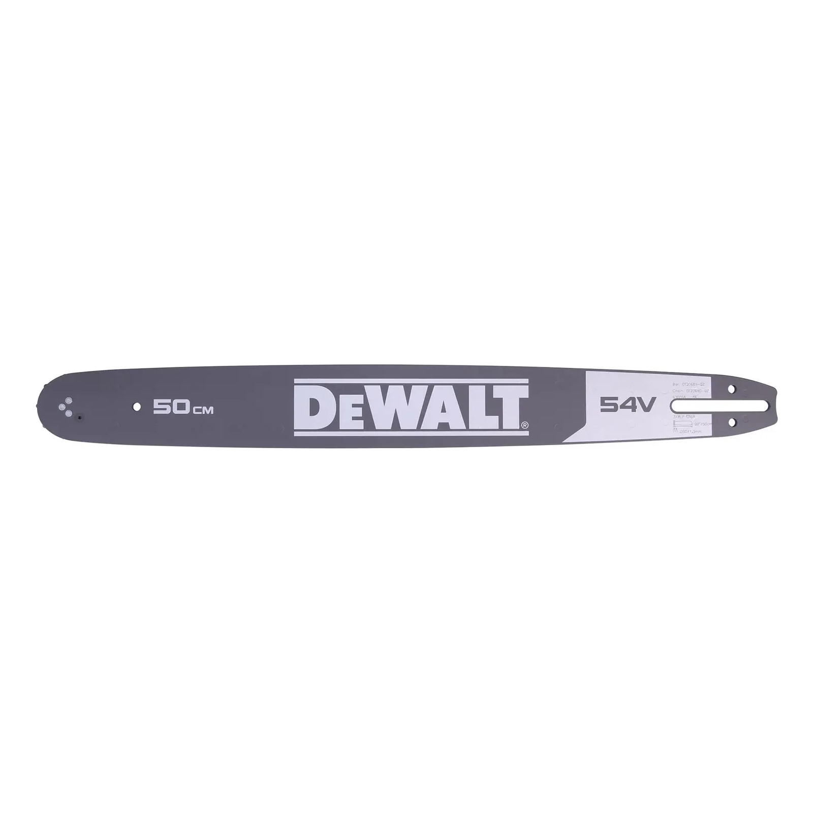 Шина для ланцюгової пили DeWALT 3/8", 1.3 мм, довжина 20"/50 см (DT20689)